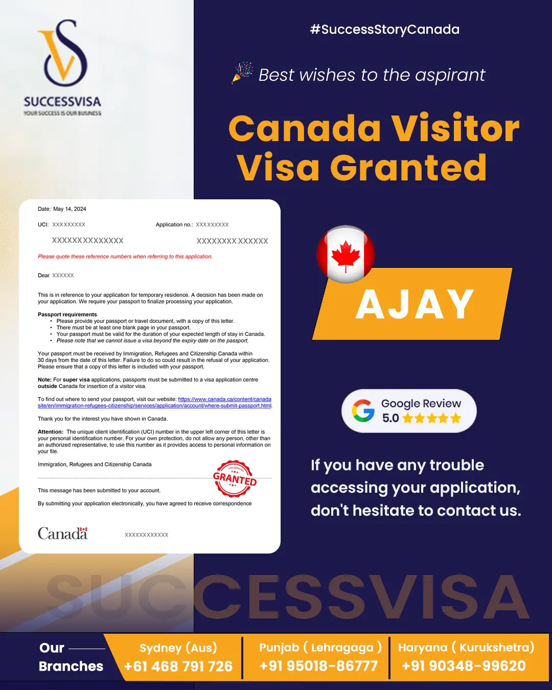 Canada Success Stories 17 May Ajay